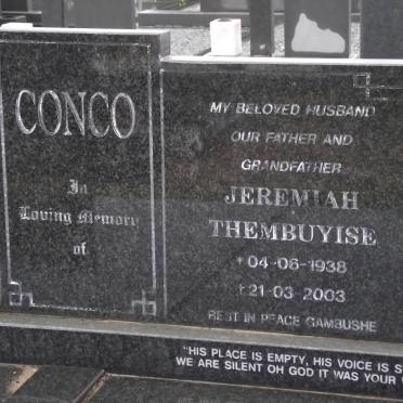 CONCO Jeremiah Thembuyise 1938-2003