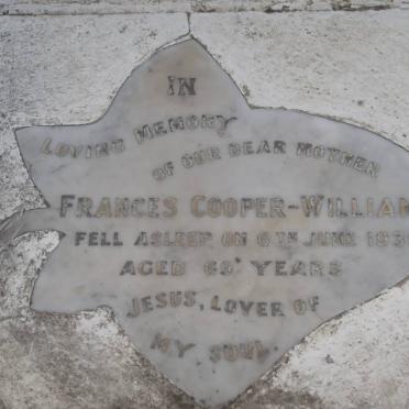 COOPER-WILLIAMS Frances -1939