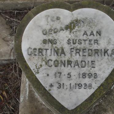 CONRADIE Gertina Fredrika 1893-1938