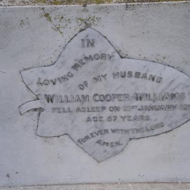 COOPER-WILLIAMS William -1921
