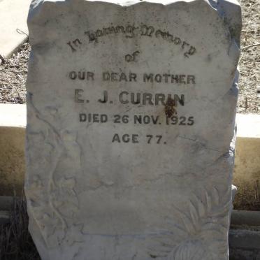 CURRIN E.J. -1925