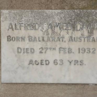 DAVEY Alfred James -1932