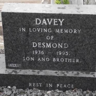 DAVEY Desmond 1936-1995