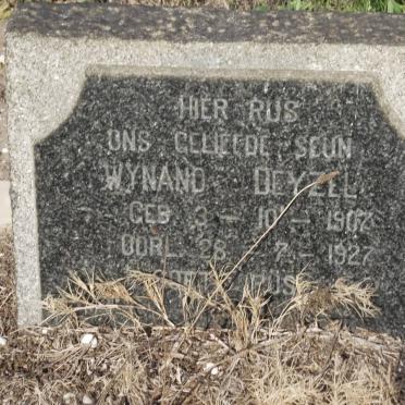 DEYZEL Wynand 1907-1927