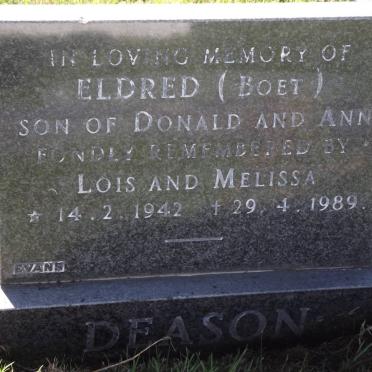 DEASON Eldred 1942-1989