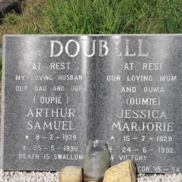 DOUBELL Arthur Samuel 1929-1990 &amp; Jessica Marjorie 1929-1992