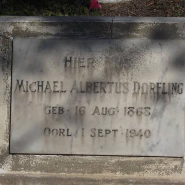 DORFLING Michael Albertus 1868-1940