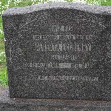 EGGBERRY Alberta nee CLAASEN 1888-?