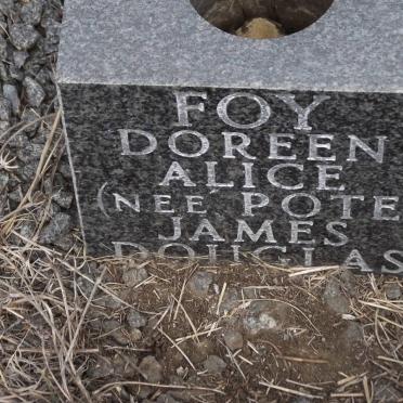 FOY Doreen Alice nee POTE :: DOUGLAS James