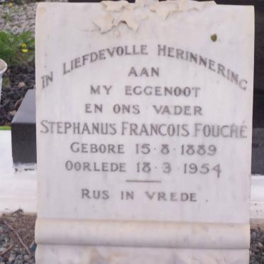 FOUCHE Stephanus Francois 1889-1954