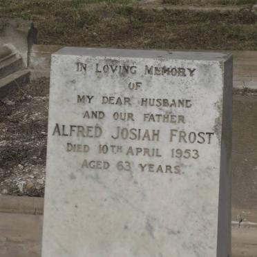 FROST Alfred Josiah -1953