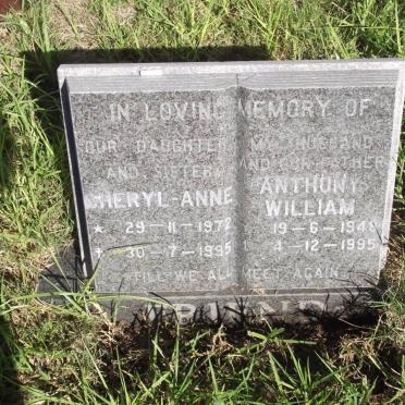 FRIEND Cheryl-Anne 1972-1995 :: FRIEND Anthony William 1949-1995