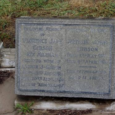 GIBSON Florence Jane MILEHALL 1882-1930 &amp; Arthur John 1883-1962