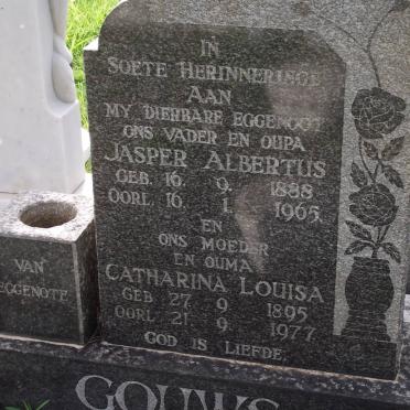 GOUWS Jasper Albertus 1888-1965 &amp; Catherina Louisa 1895-1977
