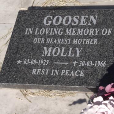 GOOSEN Molly 1923-1966