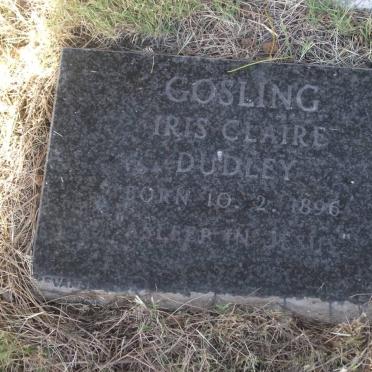GOSLING Iris Claire nee DUDLEY -1896