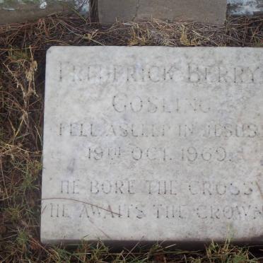 GOSLING Frederick Berry -1969