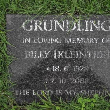 GRUNDLING Billy 1928-2008