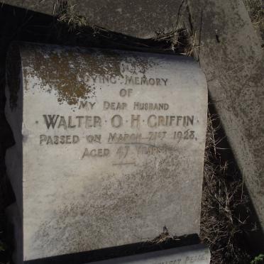 GRIFFIN Walter O.H. -1928