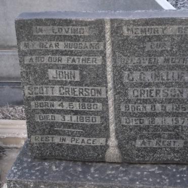 GRIERSON John Scott 1880-1960 &amp; G.C. 1965-1977