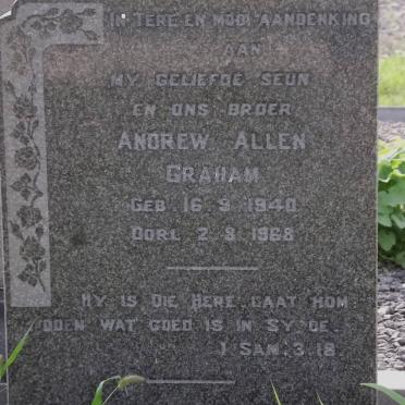 GRAHAM Andrew Allan 1940-1968