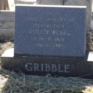 GRIBBLE Dulcie Pearl 1928-1985