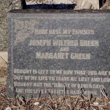 GREEN Joseph Wilfred &amp; Margaret