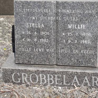 GROBBELAAR Stella 1906-1985 &amp; Willie 1905-1989