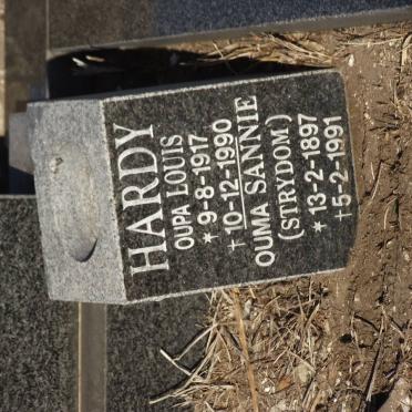 HARDY Louis 1917-1990 &amp; Sannie STRYDOM 1897-1991