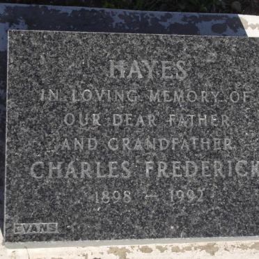 HAYES Charles Frederick 1898-1992