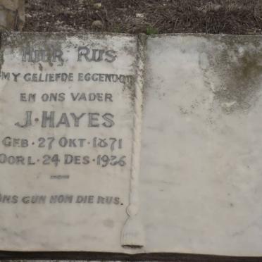 HAYES J. 1871-1936