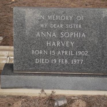 HARVEY Anna Sophia 1902-1977