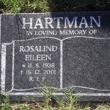 HARTMAN Rosalind Eileen 1938-2001