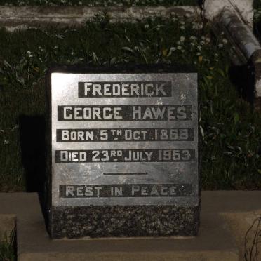 HAWES Frederick George 1869-1953