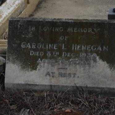 HENEGAN Caroline L. -1939