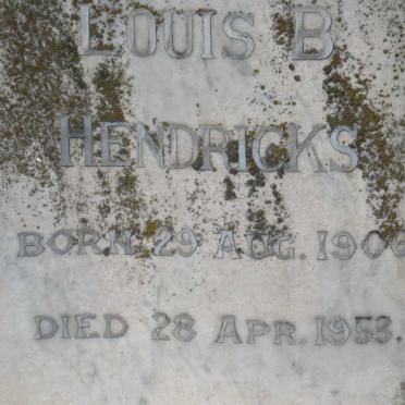 HENDRICKS Louis B. 1906-1953