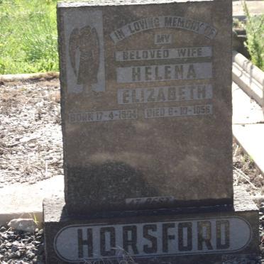 HORSFORD Helena Elizabeth 1904-1956