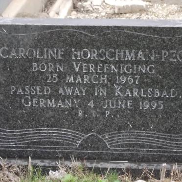 HORSCHMAN-PEO Caroline 1967-1995