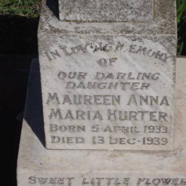 HURTER Maureen Anna Maria 1933-1939