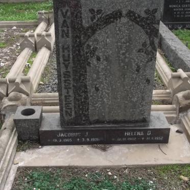 HUYSSTEEN Joacobus J., van 1905-1971 &amp; Helena D. 1902-1952