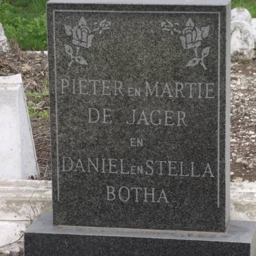 JAGER Pieter, de &amp; Martie :: BOTHA Daniel &amp; Stella
