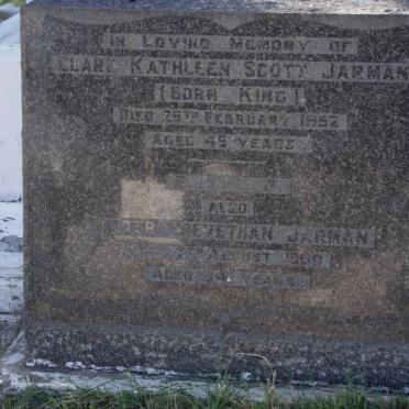 JARMAN Clare Kathleen Scott nee KING -1952 :: JARMAN Peter Trevethan -1960
