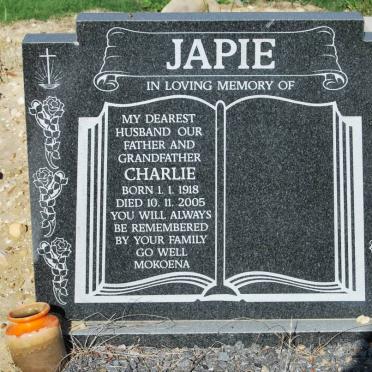 JAPIE Charlie 1918-2005