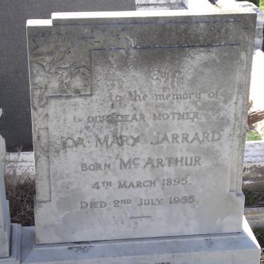 JARRARD Ida Mary nee Mc ARTHUR 1895-1955
