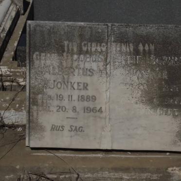 JONKER Gert Jacobus Albertus 1889-1964 &amp; Betie Sophia 1891-1977