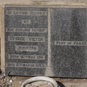 JOHNSTON George Victor 1911-1965