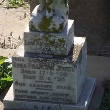 JOOSTE Rona Francine 1950-1950