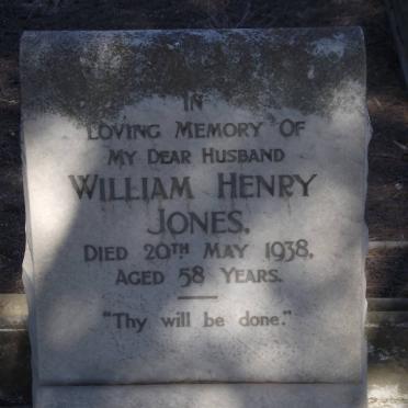 JONES William Henry -1938