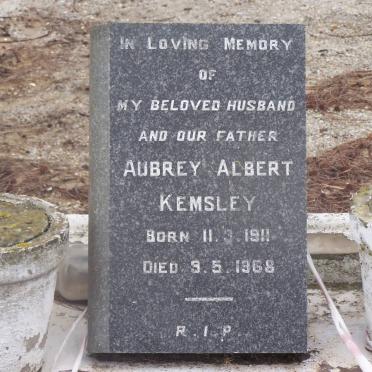 KEMSLEY Aubrey Albert 1911-1968