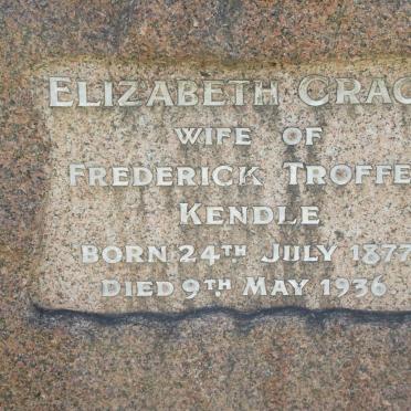 KENDLE Elizabeth Grace 1877-1936